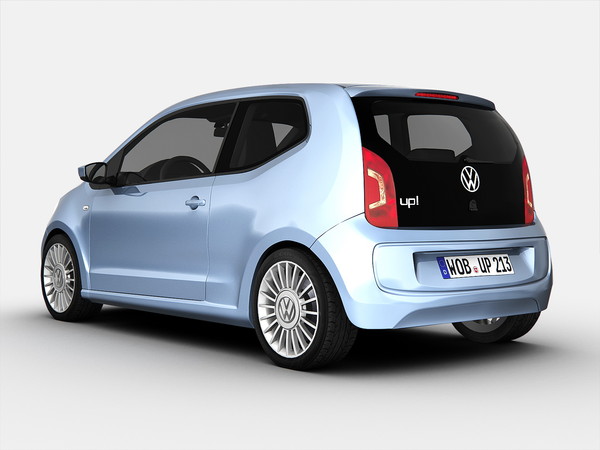 volkswagen car 3d obj - Volkswagen Up (2013)... by Swan3DStudios